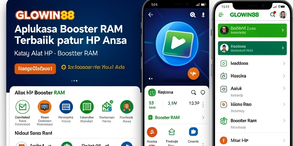 Antarmuka aplikasi GLOWIN88 yang intuitif dan efisien.